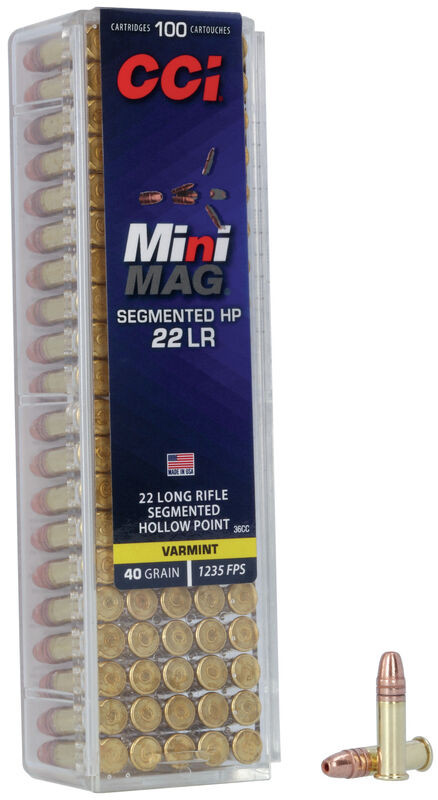 CCI Premium Mini-Mag Segmented 22 LR