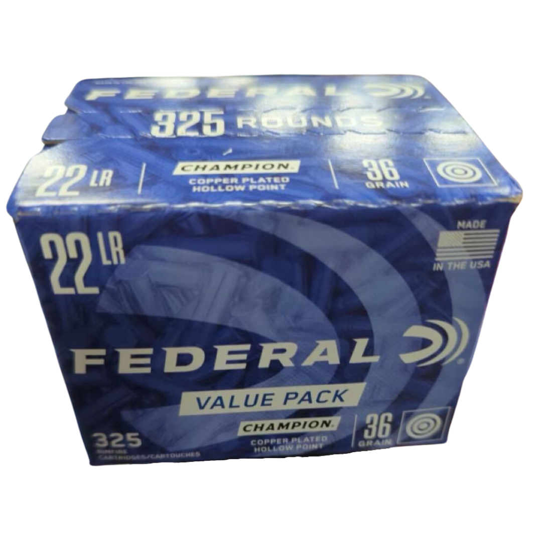 Federal Premium Champion Copper Plated Hollow Point 22 LR