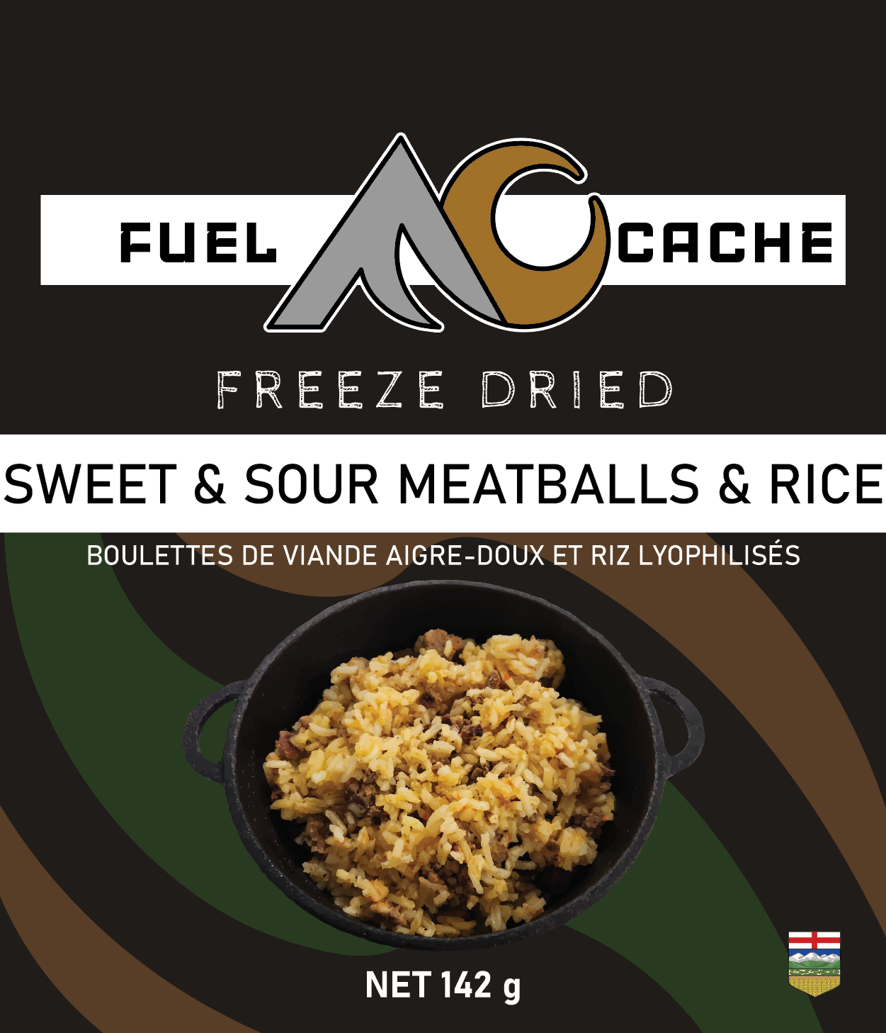 Fuel Cache Sweet and Sour Meatballs with Rice
